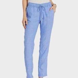 Lilly Pulitzer Women’s Aden Linen Pants Blue Size XL